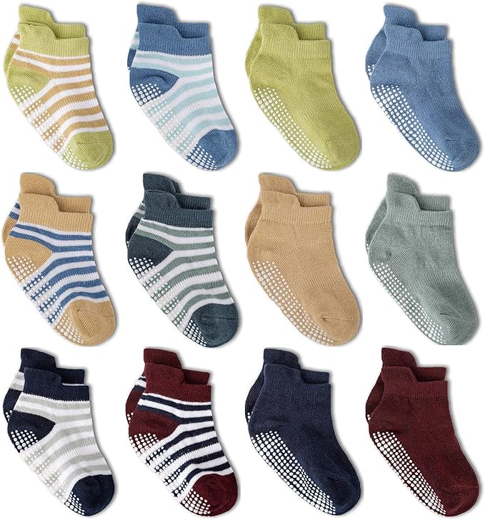Zaples Baby Non Slip Grip Ankle Socks by ZAPLES