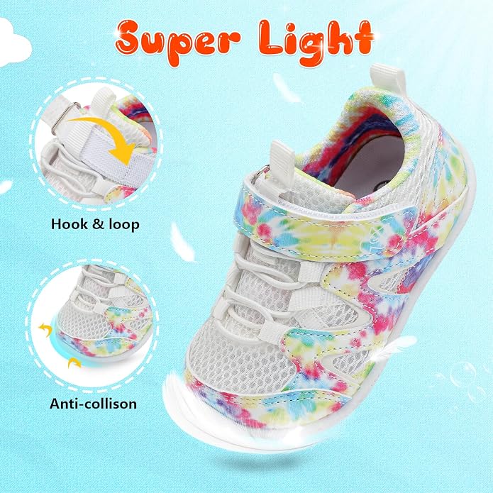 LeIsfIt Baby Shoes Boys Girls First Walking Shoes Non-Slip Toddler Breathable - Image 3