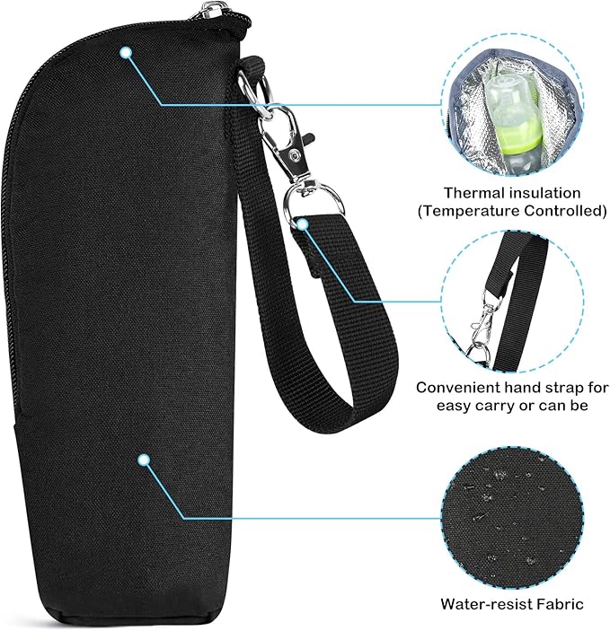 Accmor Baby Bottle Cooler Tote Bags, Insulated Breastmilk Cooler Bag, Nursing - Image 4