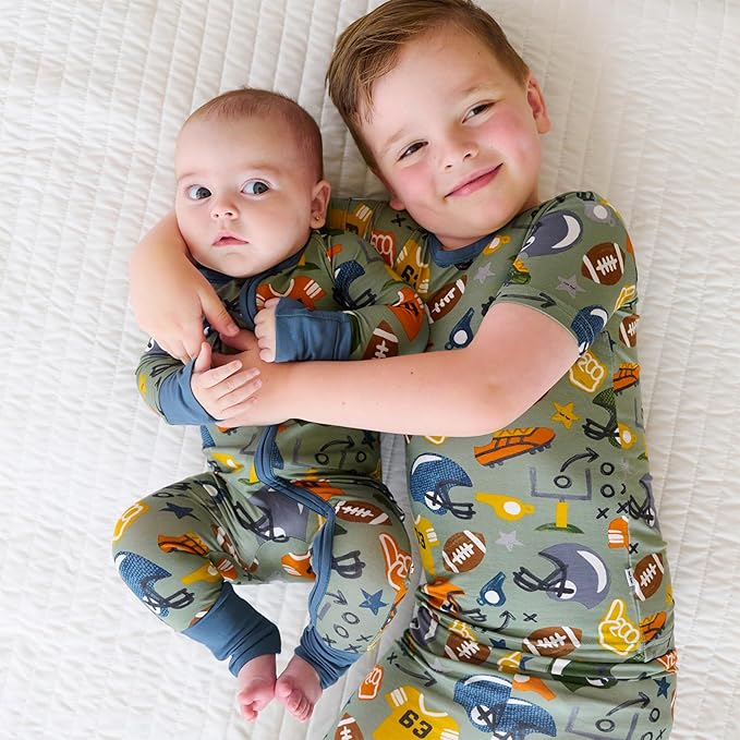 Little Sleepies Pajamas for Baby Boys & Girls, Viscose from Bamboo Baby Pajamas - Image 8