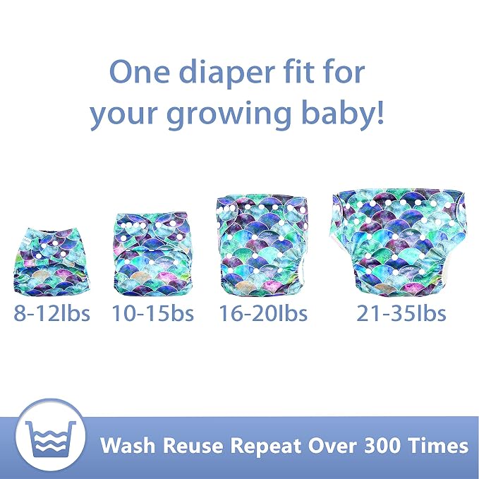 Leekalos Cloth Diapers Reusable - Image 4