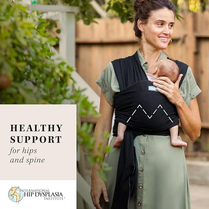 Moby Baby Wrap Carrier Classic for Newborns to Toddlers, Infant Sling Carrier - Image 3