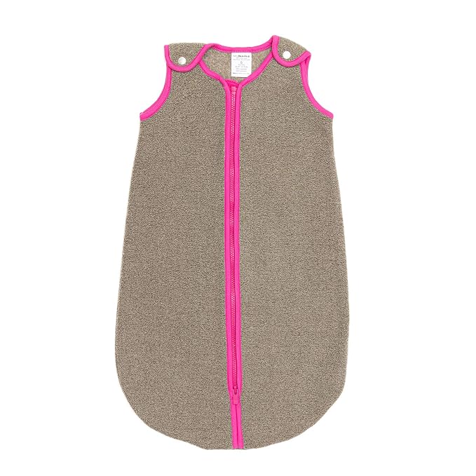 baby deedee Sleep Nest Fleece Baby Sleeping Bag, Wearable Blanket, Mocha Hot - Image 5