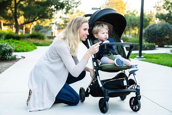 Joovy Kooper Lightweight Baby Stroller Featuring Removable, Swing-Open Tray - Image 2