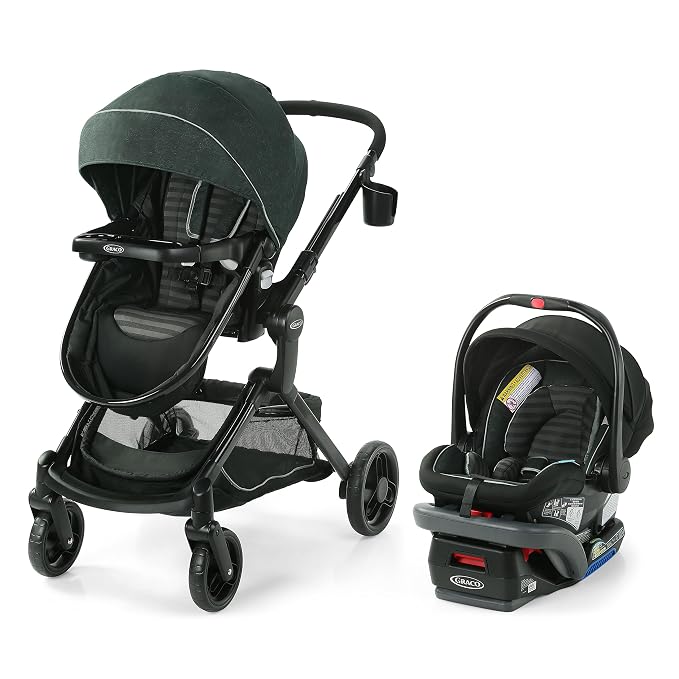 Graco Modes Nest DLX Travel System, 3-in1 Modular Baby Carseat Stroller Combo by Graco