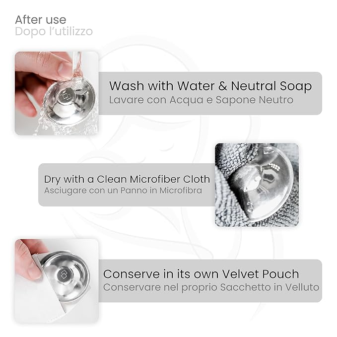 Original Italian Silver Nursing Cups - Image 7