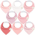 KeaBabies 8-Pack Organic Baby Bandana Bibs by KeaBabies