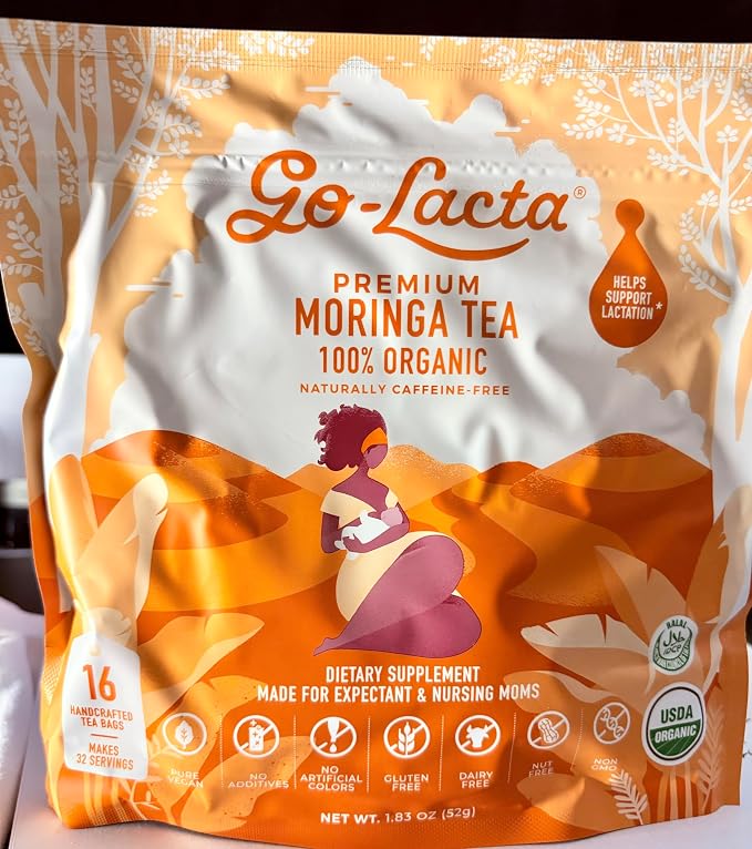 Go-Lacta Organic Moringa Tea – Increase Breast Milk Supply – Natural Lactation - Image 9