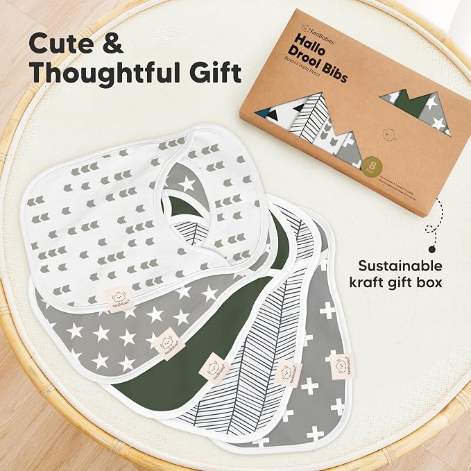 8-Pack Baby Bibs for Boys, Girls - Image 9