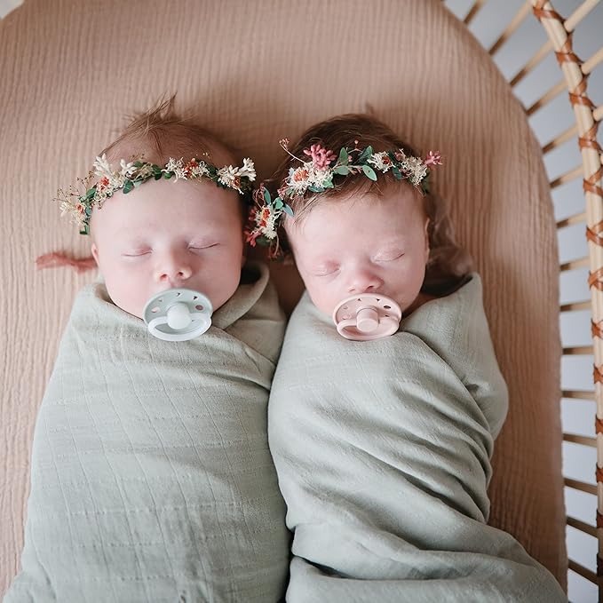 mushie Muslin Baby Swaddle Blanket | 100% Organic Cotton - Image 4