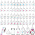 62 Pcs 3.5 Inch Baby Mini Milk Bottle Baby Shower Favor by PINKXHY