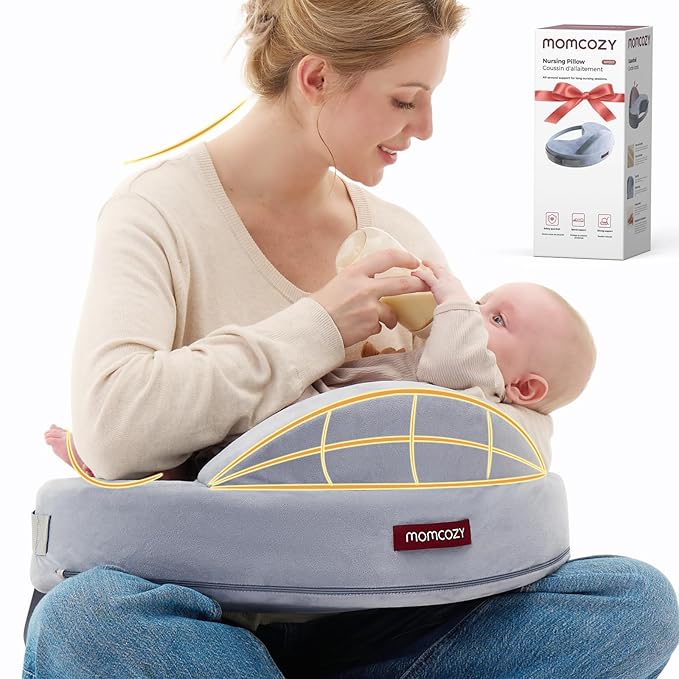 Momcozy Innovative Safety Fence Nursing Pillow by Momcozy