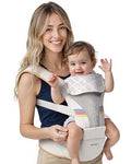 Baby Carrier with Hip Seat, BeBeBus 2-in-1 Ergonomic Newborn to Toddler Carrier by bebebus