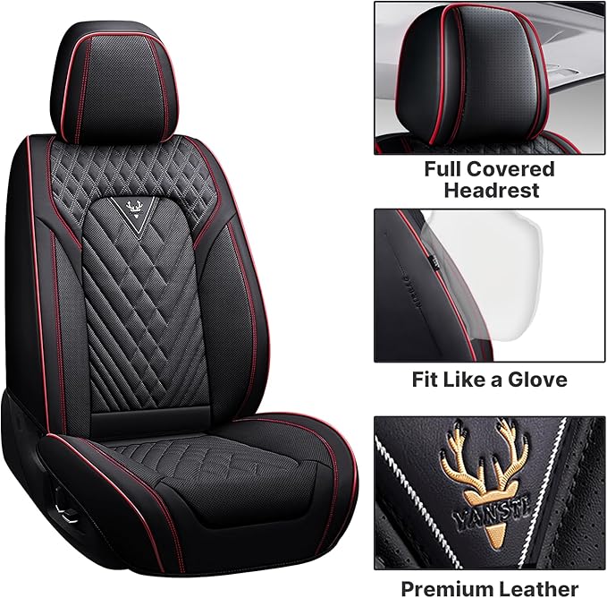 Seat Cover, Universal Leather Seat Covers - Image 4