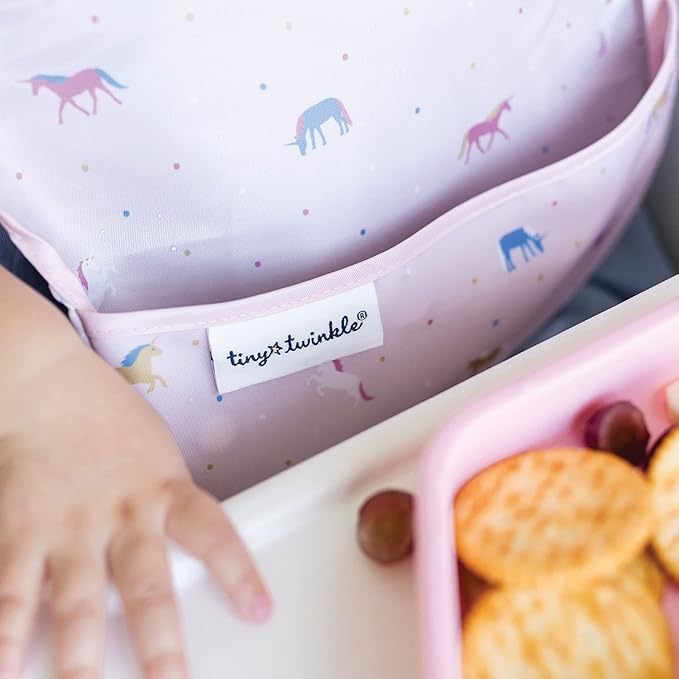 Tiny Twinkle Mess Proof Baby Bibs - Image 4