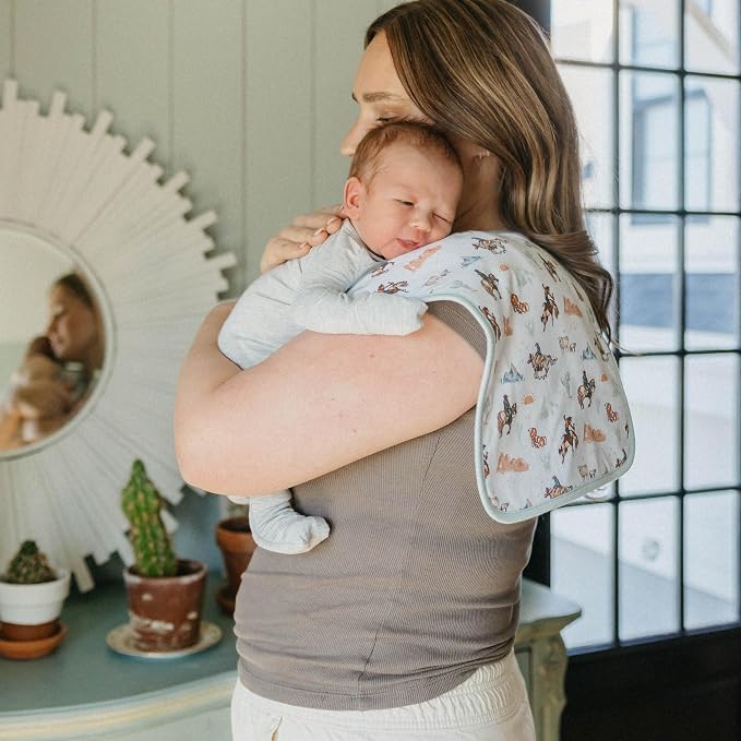 Copper Pearl Baby Burp Cloth Large 21''x10'' Size Premium Absorbent Triple - Image 3