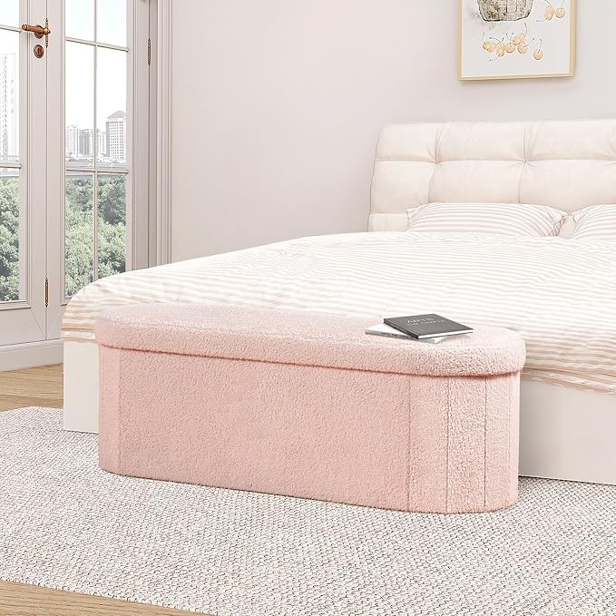 B FSOBEIIALEO Ottoman with Storage - Image 7