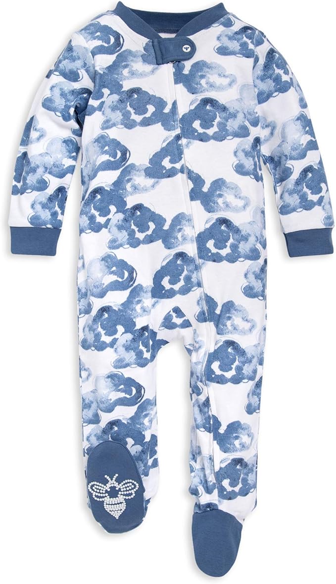 Burt’s Bees Baby Boys' One-Piece Sleep and Play 100% Organic Cotton PJs by BurtsBeesBaby