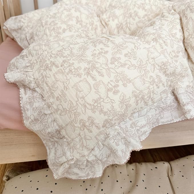 AOJIM Cute Muslin Kids Pillowcase - Image 7