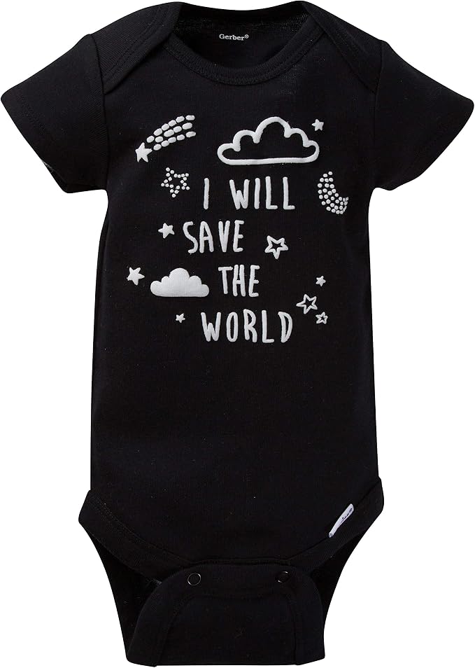Gerber unisex-baby 8-pack Short Sleeve Onesies Bodysuits - Image 3