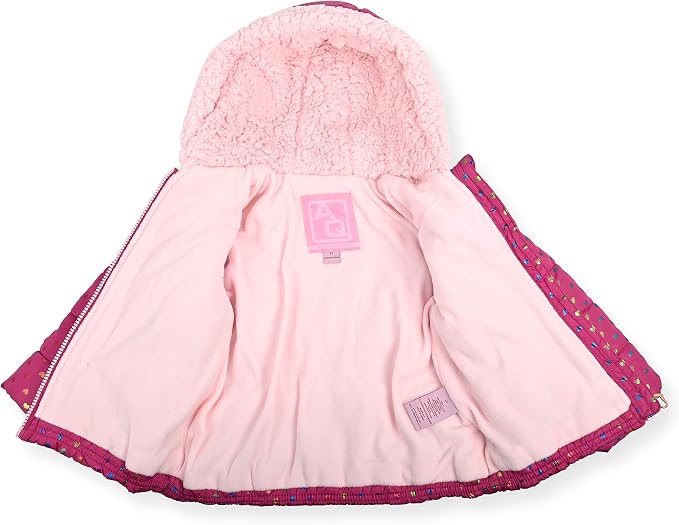 Arctic Quest Little Girls Bib Snow Pants and Ski Jacket Water-Resistant Snowsuit - Image 4