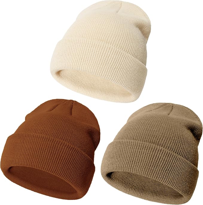 YMYDYFC Baby Beanie 3Pack Toddler Beanie Infant Knit Hat Baby Winter Hats by YMYDYFC
