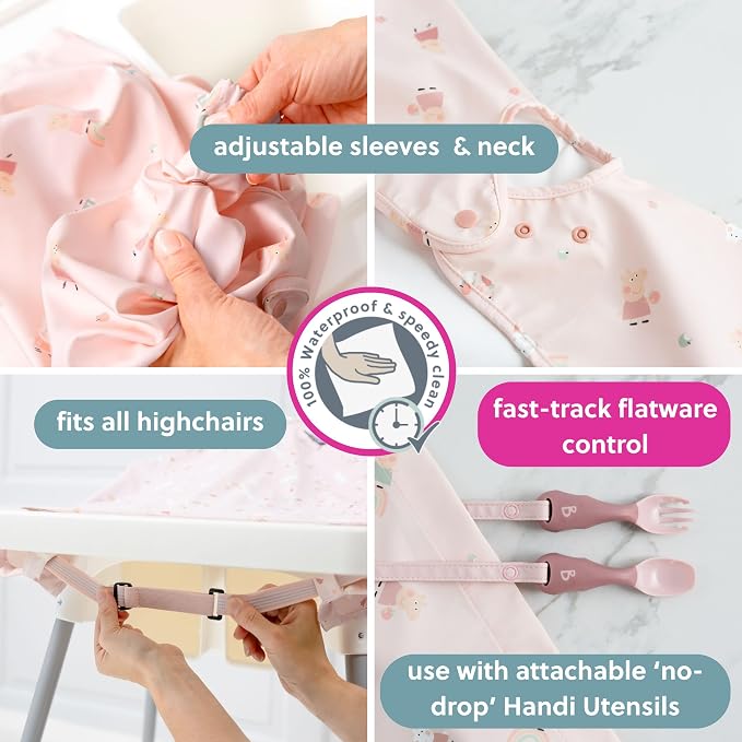 BIBaDO - Long Sleeve Baby Bibs - Babies & Toddlers 6-36 Months - Coverall Baby - Image 3