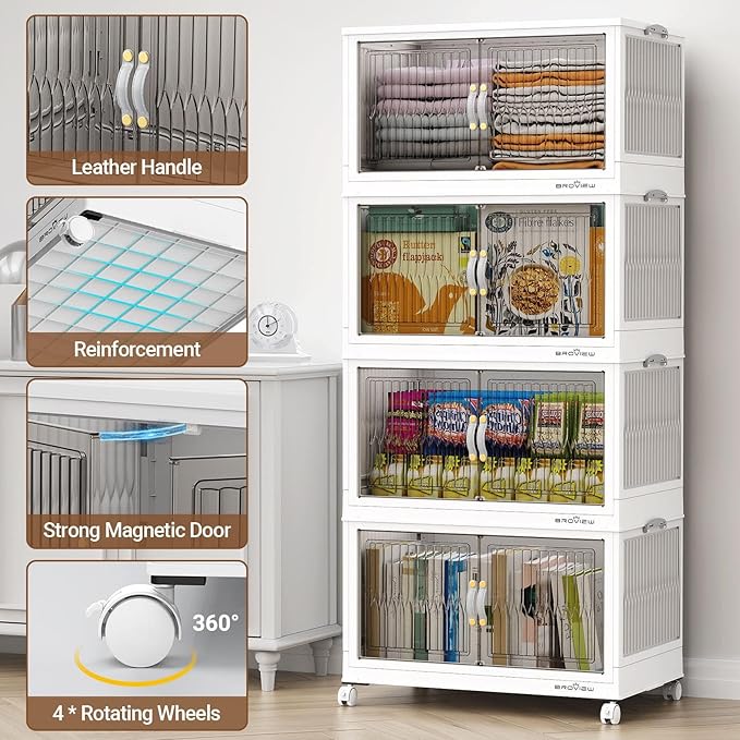 BROVIEW 300Qt Stackable Storage Bins - Image 5