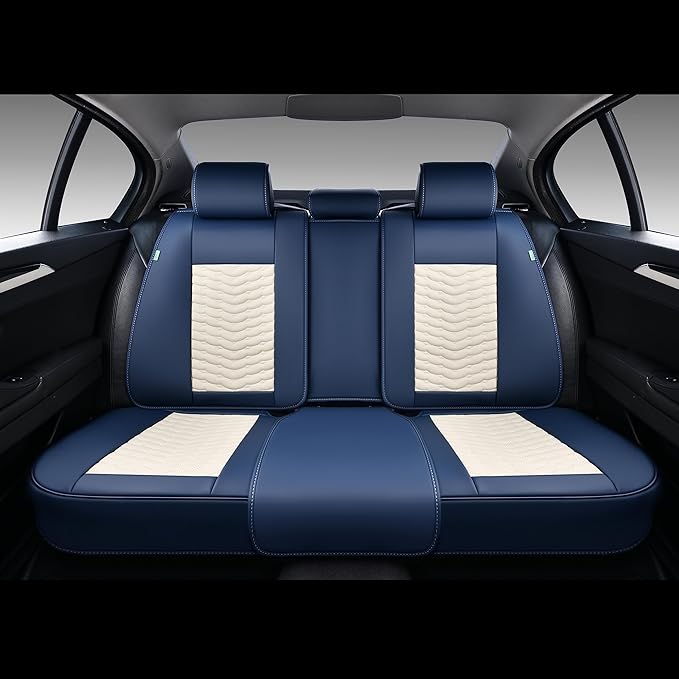 FLORICH Seat Covers for Cars, Seat Covers Full Set 5 Seats, Waterproof Leather - Image 4