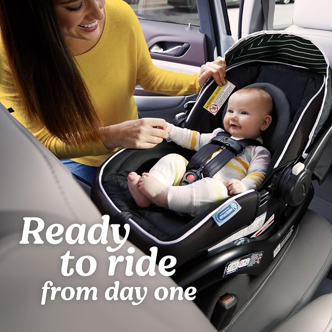 Graco SnugRide Lite LX Infant Car Seat, Lightweight Rear-Facing Seat - Image 2
