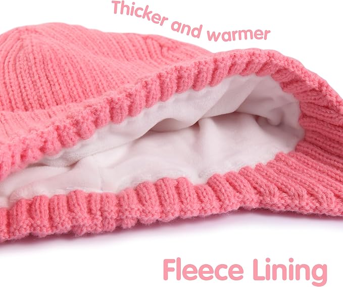 MaxNova 2 Pack Baby Beanie Toddler Winter Hat - Image 4