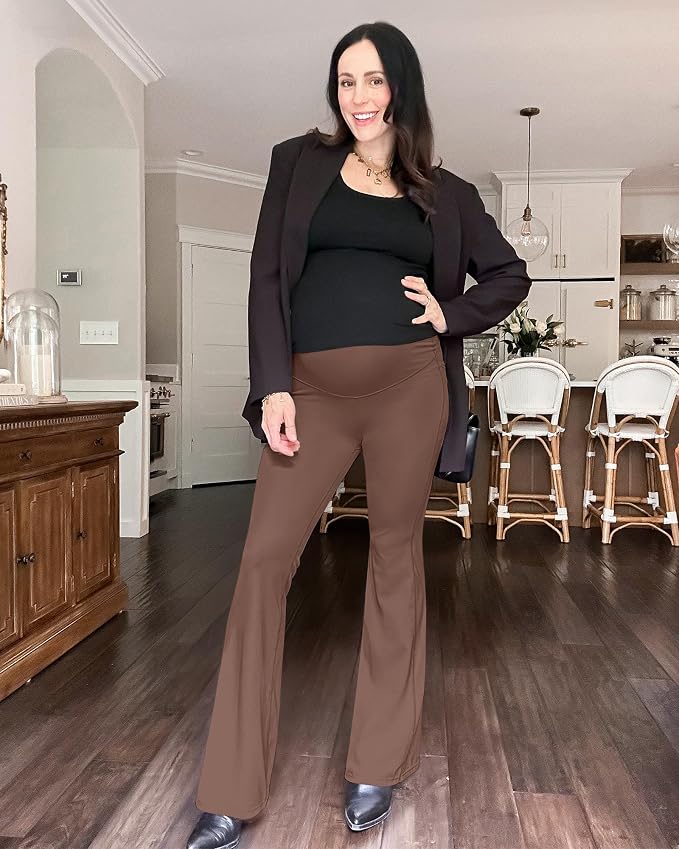 G4Free BareFeel Maternity Flare Leggings - Image 4