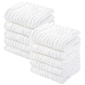 Yoofoss Muslin Baby Washcloths 100% Organic Cotton Face Towels 10 Pack Wash by YOOFOSS