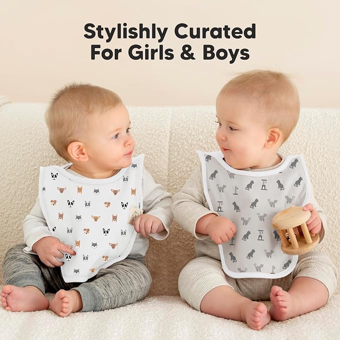 8-Pack Baby Bibs for Boys, Girls - Image 7