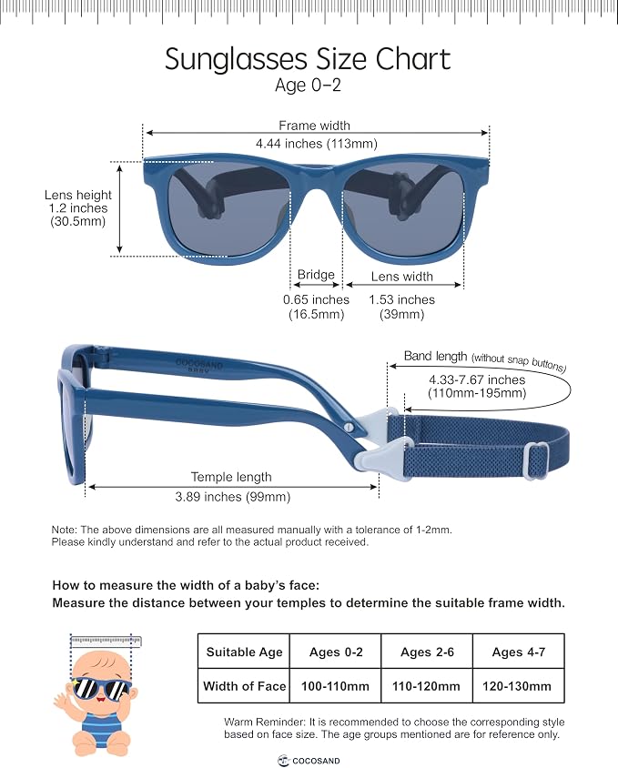 COCOSAND Flexible Baby Sunglasses - Image 5
