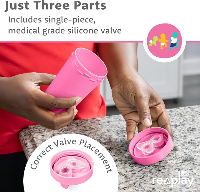 Re-Play Sippy Cups for Toddlers - 10 Oz. Reusable Spill Proof Cups for Kids - Image 8