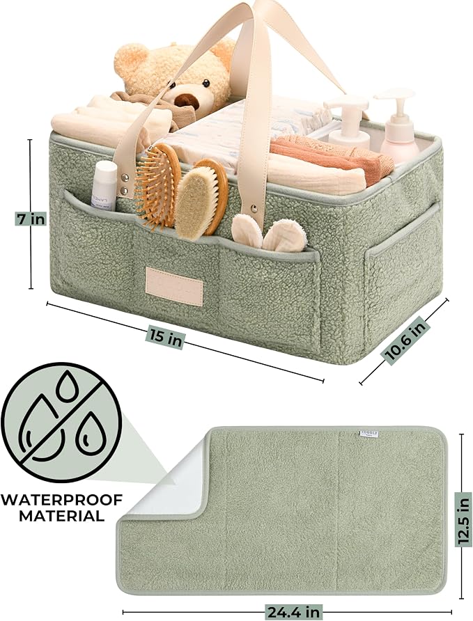 Baby Diaper Caddy Organizer - Image 5