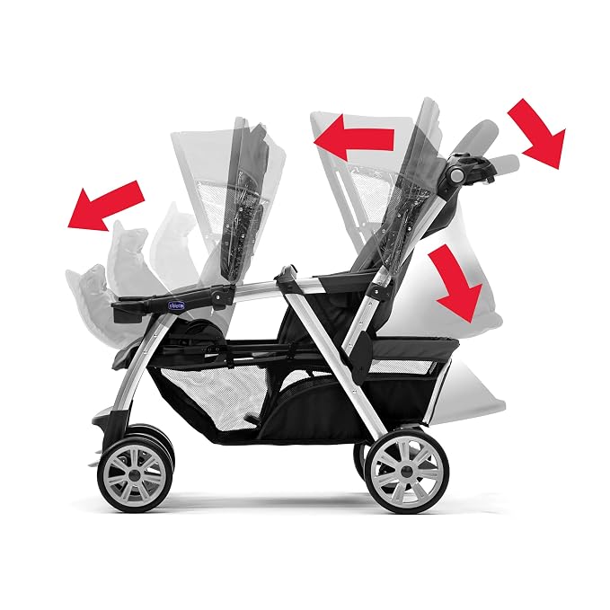 Chicco Cortina Together Double Stroller - Image 7