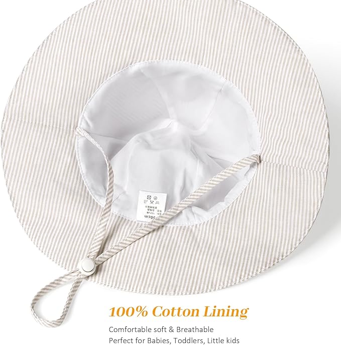 Baby Girl Sun Hat Summer Foldable Beach Hats - Image 3