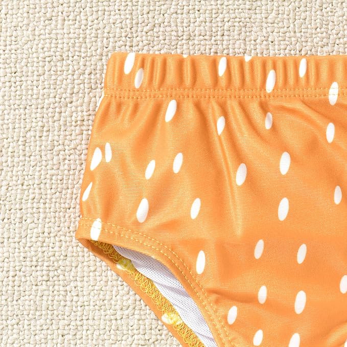 Aalizzwell Toddler Baby Girl Bathing Suit Two Piece Swimsuit Bikini Beach Wear - Image 6
