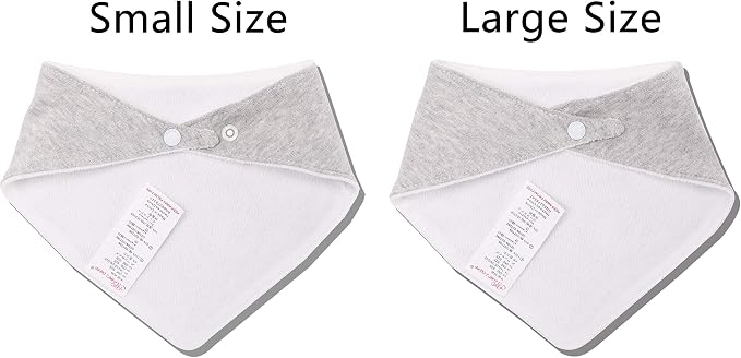 JN&LULU 3 Pack Newborn Baby Bibs Bandana Drool Bibs - Image 4