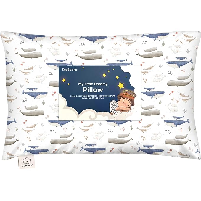 Toddler Pillow with Pillowcase by KeaBabies