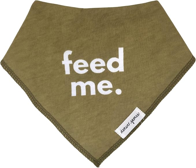 Denver James Bandana Feeding Drool Baby Bib I Soft Organic Cotton I Fleece Back by DenverJames