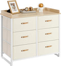 SONGMICS Kids Dresser with 6 Drawers, Boys Girls Dresser, with Water-Resistant by SONGMICSbySONGMICSHOME