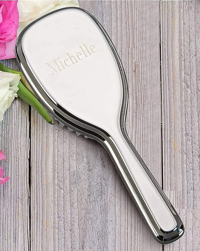 Cunill Personalized Sterling Silver Baby Brush, Solid 925 Sterling Silver Handle - Image 2