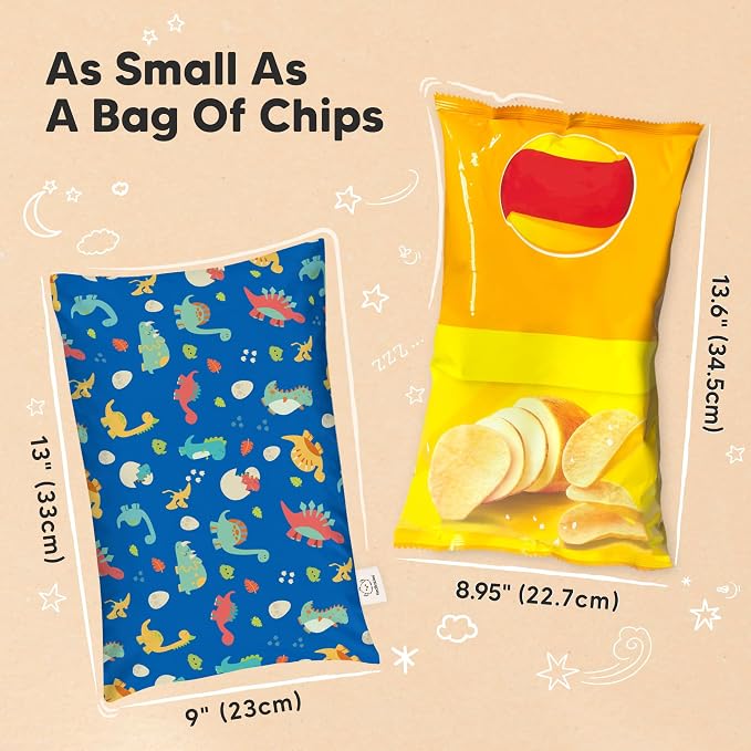 Mini Toddler Pillow with Pillowcase - Image 4