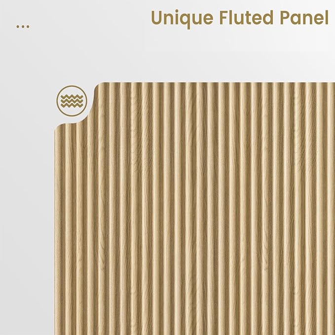 Fluted 9 Drawers Dresser, Modern Chest of Drawers - Image 8