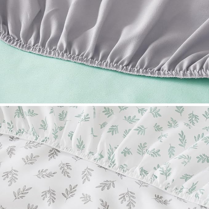 Changing Pad Cover, Diaper Changing Pad Covers 4 Pack, Fitted Baby Changing - Image 3