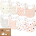 8-Pack Organic Baby Bibs for Boys, Girls by KeaBabies