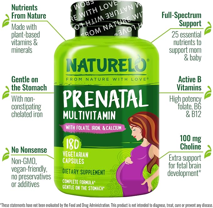 NATURELO Prenatal Multivitamin - Image 2